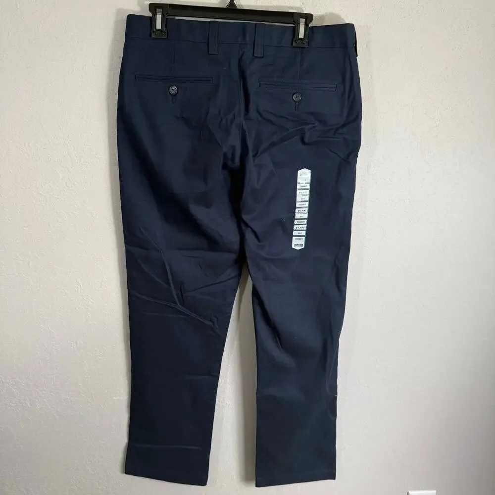 Men’s 32x32 Navy Duluth Business Casual Standard Fit Wrinkle Fighter Pants